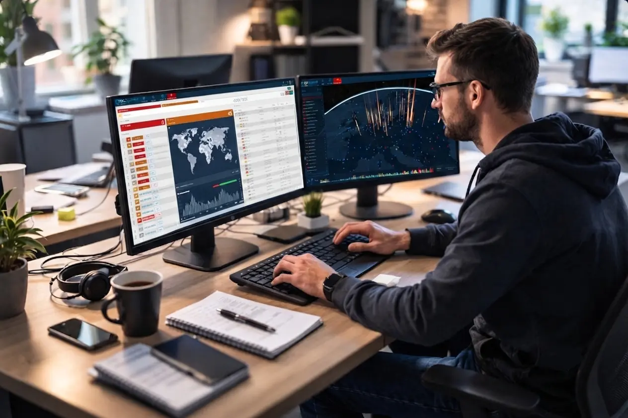Interface de supervision SOC Connect