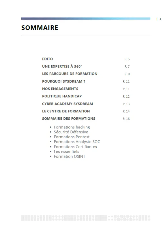 Catalogue de formation 2025