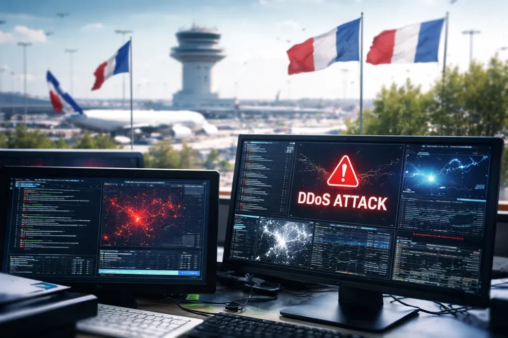 NoName057(16) : attaques DDoS pro-russes contre les aéroports et La Poste en France