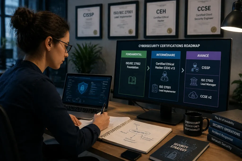 Quelles certifications viser pour devenir expert en cybersécurité ?