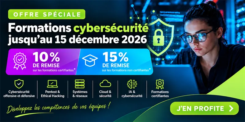 Offre promotion formation 2026
